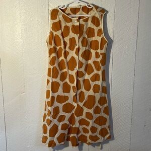 Vintage Schrank giraffe print DRESS